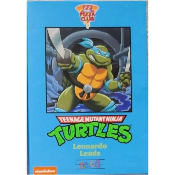 Teenage Mutant Ninja Turtles Leonardo Pizza Club Ultimate Action Figures NECA - Picture 10 of 10